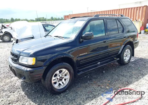 2002 Isuzu Rodeo Ls 3.2L V6/Lse 3.2L V6/S 3.2L V6 z USA, uszkodzony, nr VIN 4S2CK58W524338815